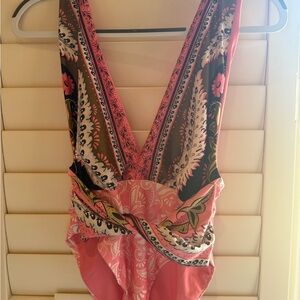 Agua Bendita Pink Swimsuit